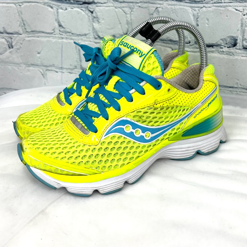 Saucony Women's Yellow and Blue Running Shoes